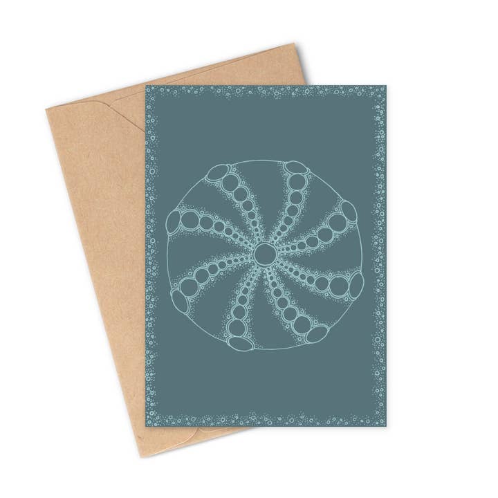 Cartão postal A6 Psychedelic Ouriço 3 por atacado de Coconut & Soul