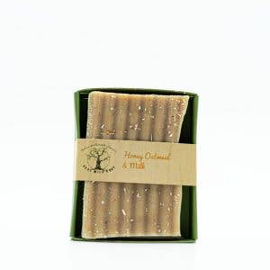 Honey, Oatmeal, & Milk Goat Milk Bar Soap for wholesale by Olive Drab Farm