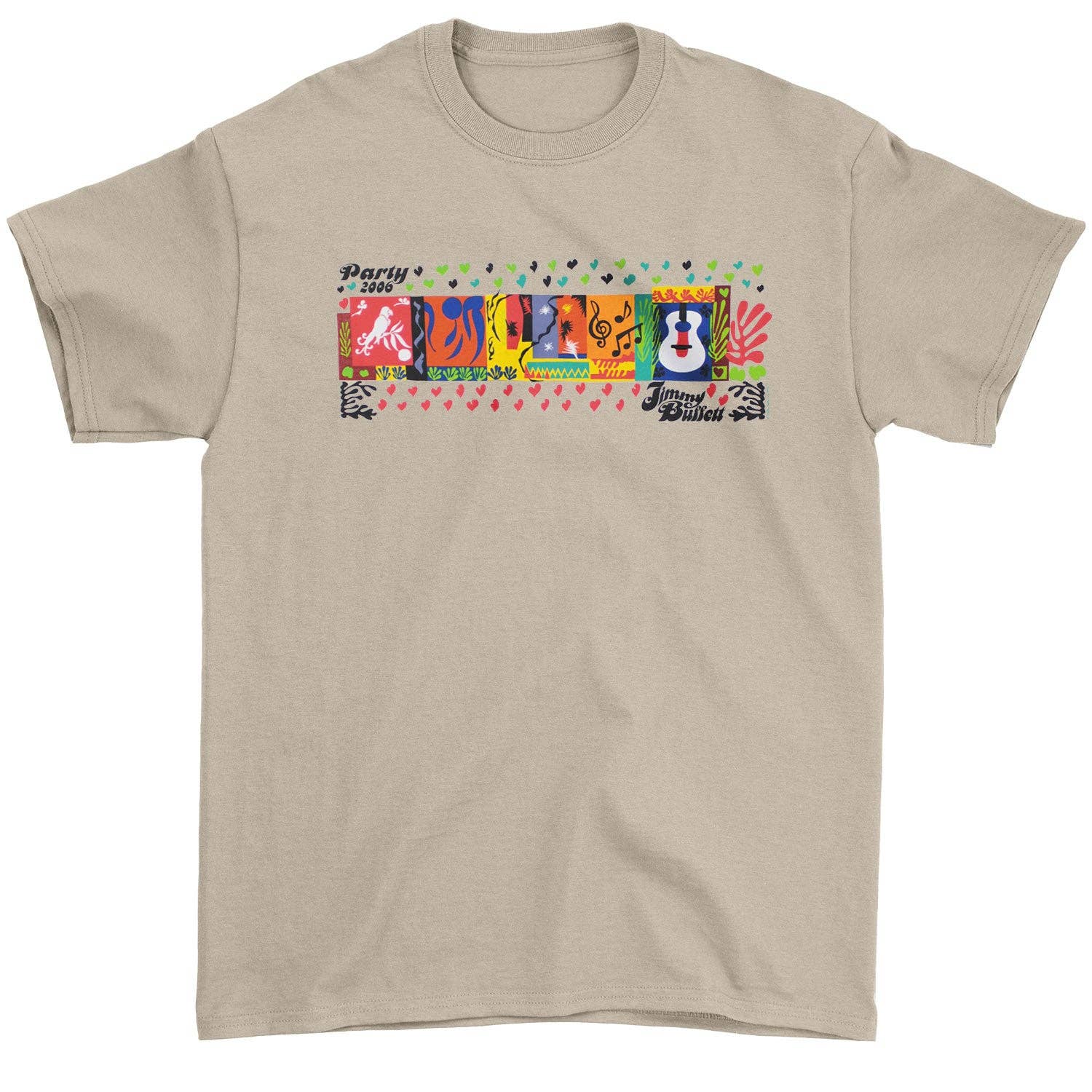 Rockabilia - Wholesale Screen Printed T-Shirt - Unisex - Jimmy Buffett Block 06 Tour T-shirt0