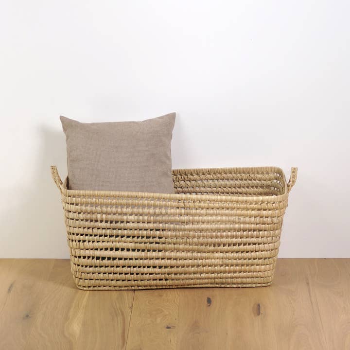 Bohome Living - Wholesale Basket - Palm leaf storage basket 80cm1