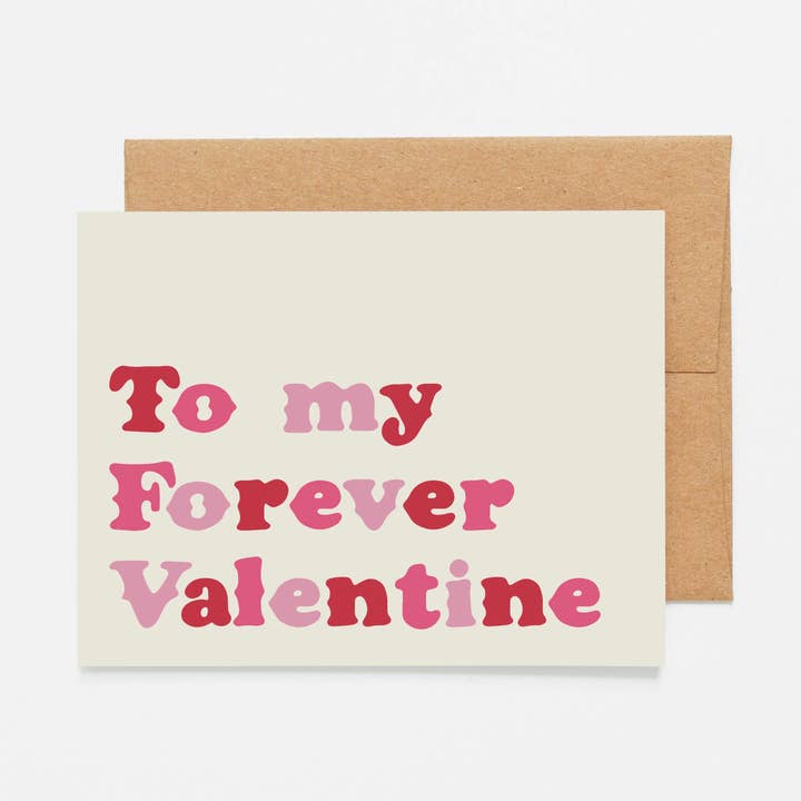 Tarjeta Forever Valentine para venta al por mayor de Lucky Penny Goods