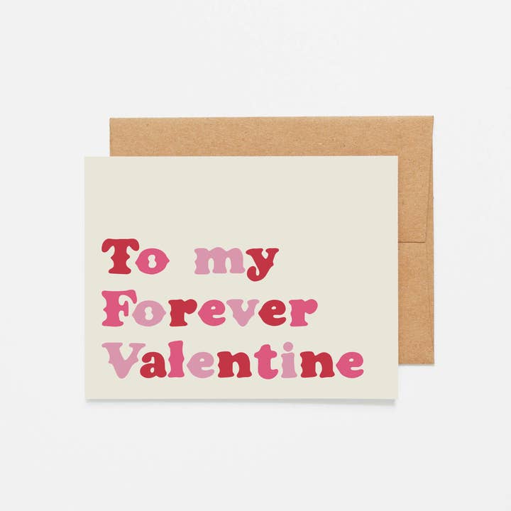 Forever Valentine kort for engroshandel hos Lucky Penny Goods