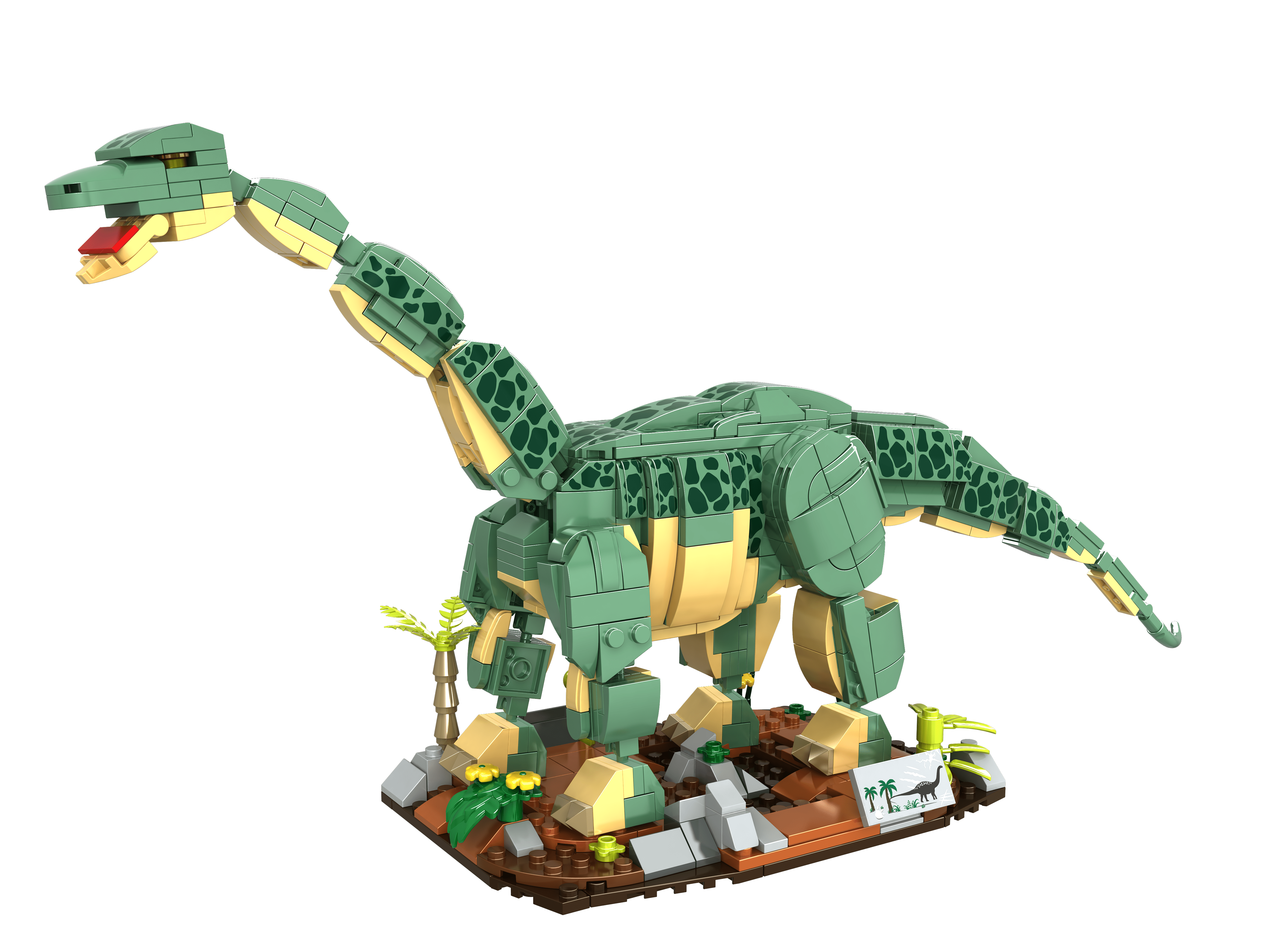 Open Bricks - Wholesale Build-a-Toy - Kids - OPEN BRICKS - Brontosaurus1