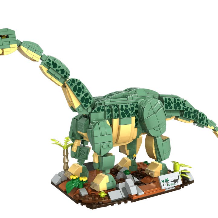 Open Bricks - Vente Kit de construction de jouet – enfant - OPEN BRICKS - Brontosaure1