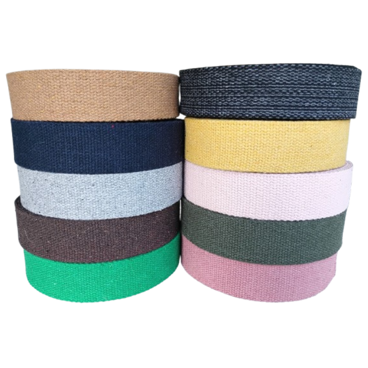 Dream Trimming Goods LLC - Wholesale Craft Supplies - 1.5" x 10 Yard Brown Heavy Cotton Webbing for Sewing Handle11