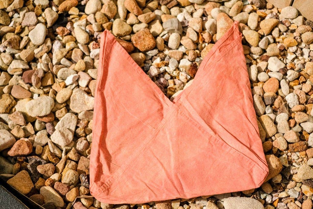 The Wild Bloomer - Wholesale Grocery/Shopping Bag - Mid-Century Pink Bento Organic Cotton Bag2