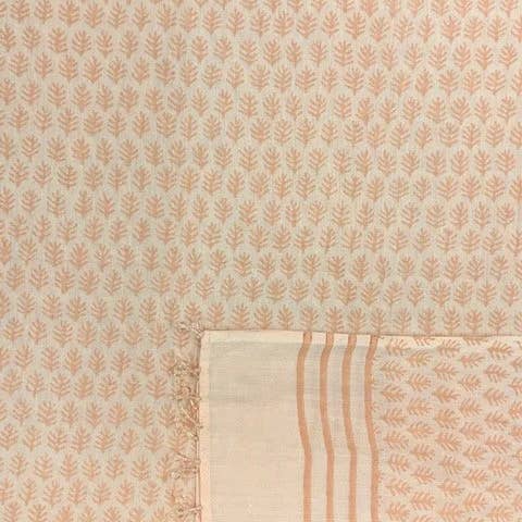 Asia West - Wholesale Scarf - Women's - Peach Cotton Voile Scarf / Shawl or Sarong 2