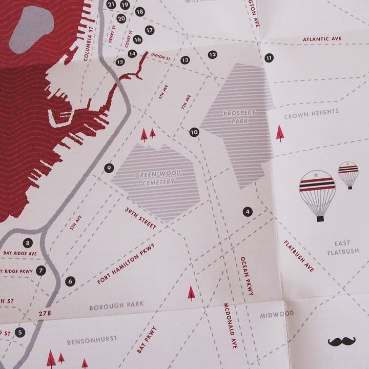 Herb Lester Associates - Wholesale Travel - Brooklyn Bar - NYC Travel Map & Cultural Guide3