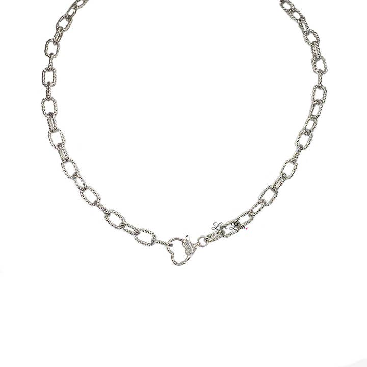 Lisa's Delicate Heart Rope Necklace for wholesale by Love, Lisa