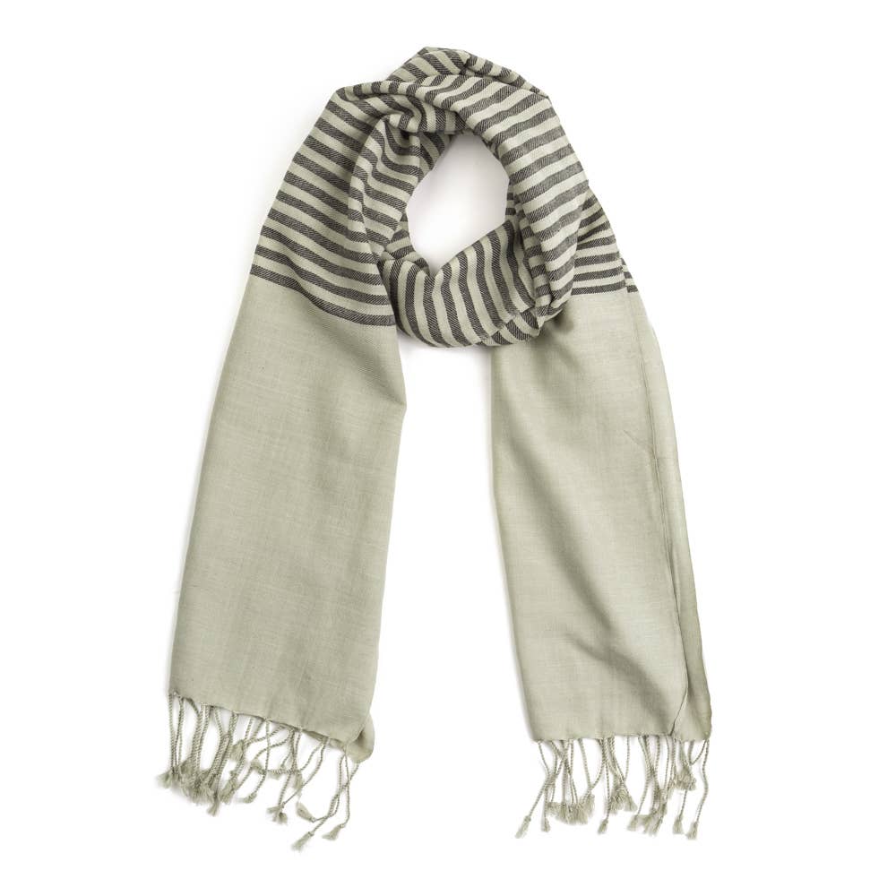 Veraluna Sustainable Clothing - Wholesale Scarf - Women's - COTTON SCARF VIBES FAIR TRADE PRODUCT6