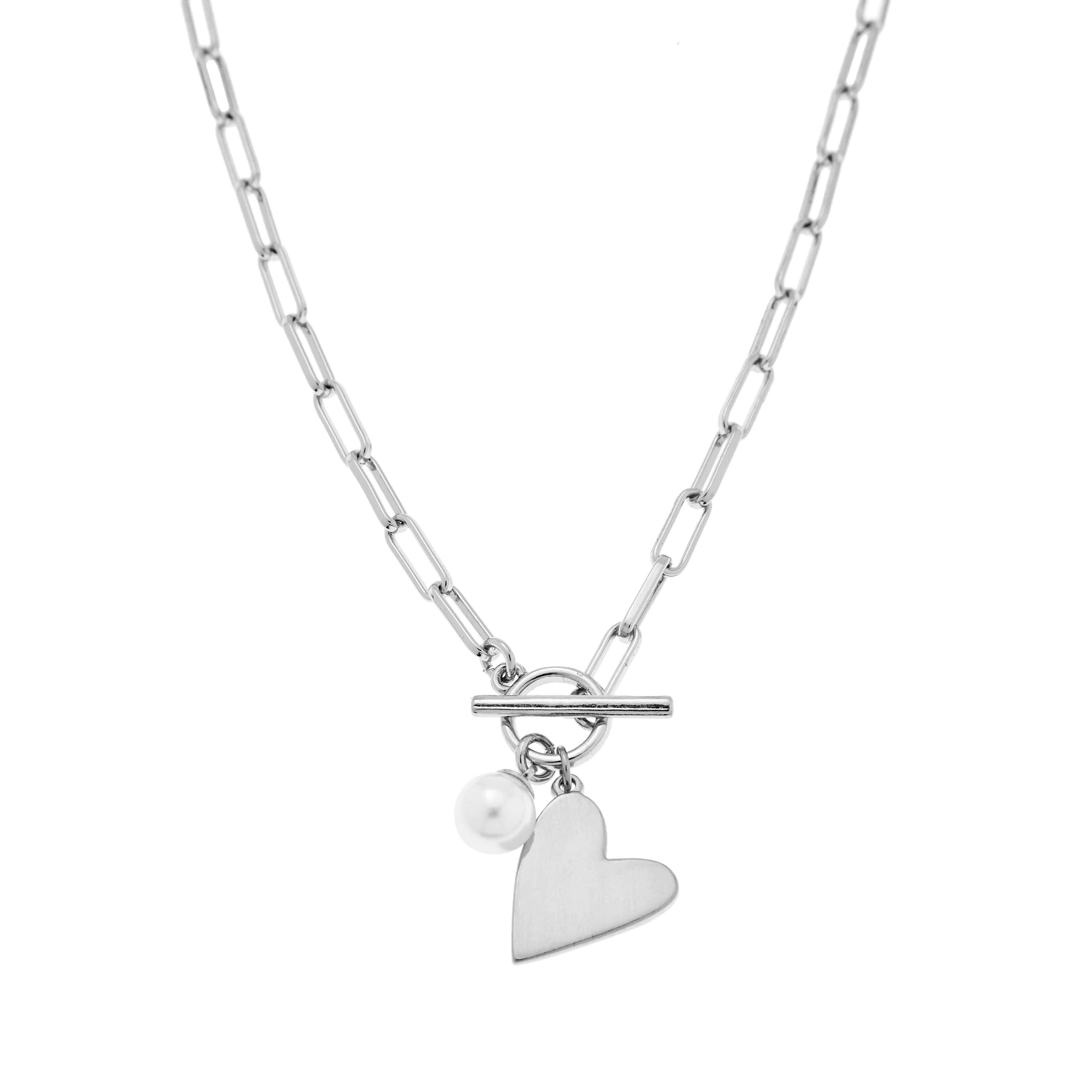 Foxy Originals - Wholesale Pendant/Charm Necklace - Rosie Heart Necklace on Staple Chain | Christmas 20254