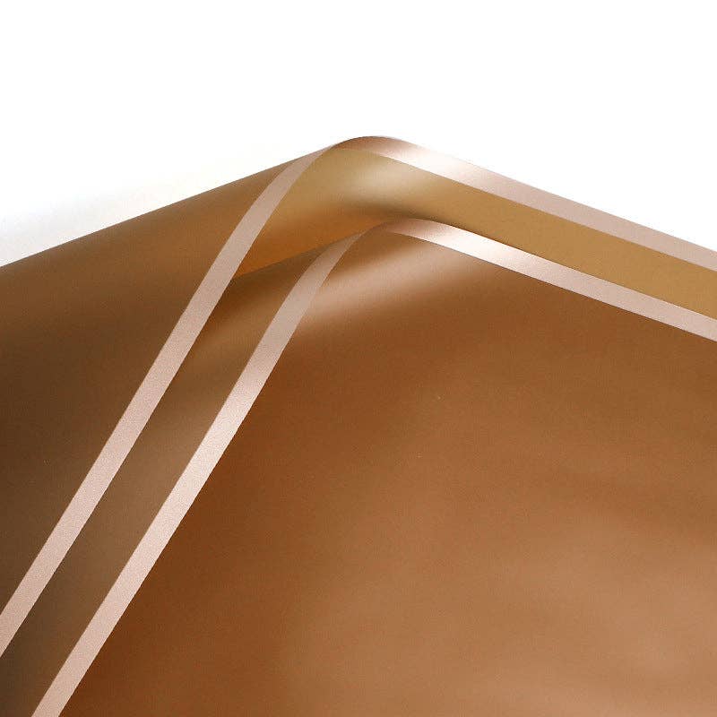 Elegant Design Supply – wholesale Flat wrap – Gold Edge Waterproof Flower Wrapping Paper (20 sheets-bag)8