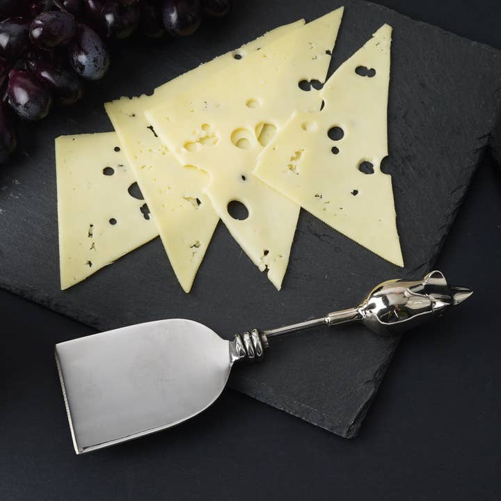 CGB Giftware - Wholesale Knife set - Mouse Cheese Knife in Organza Bag