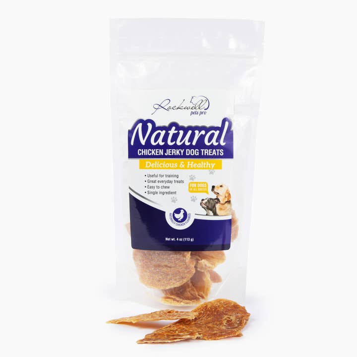 Chicken Jerky Dog Treats - Single Ingredient for wholesale by Rockwell Pets Pro