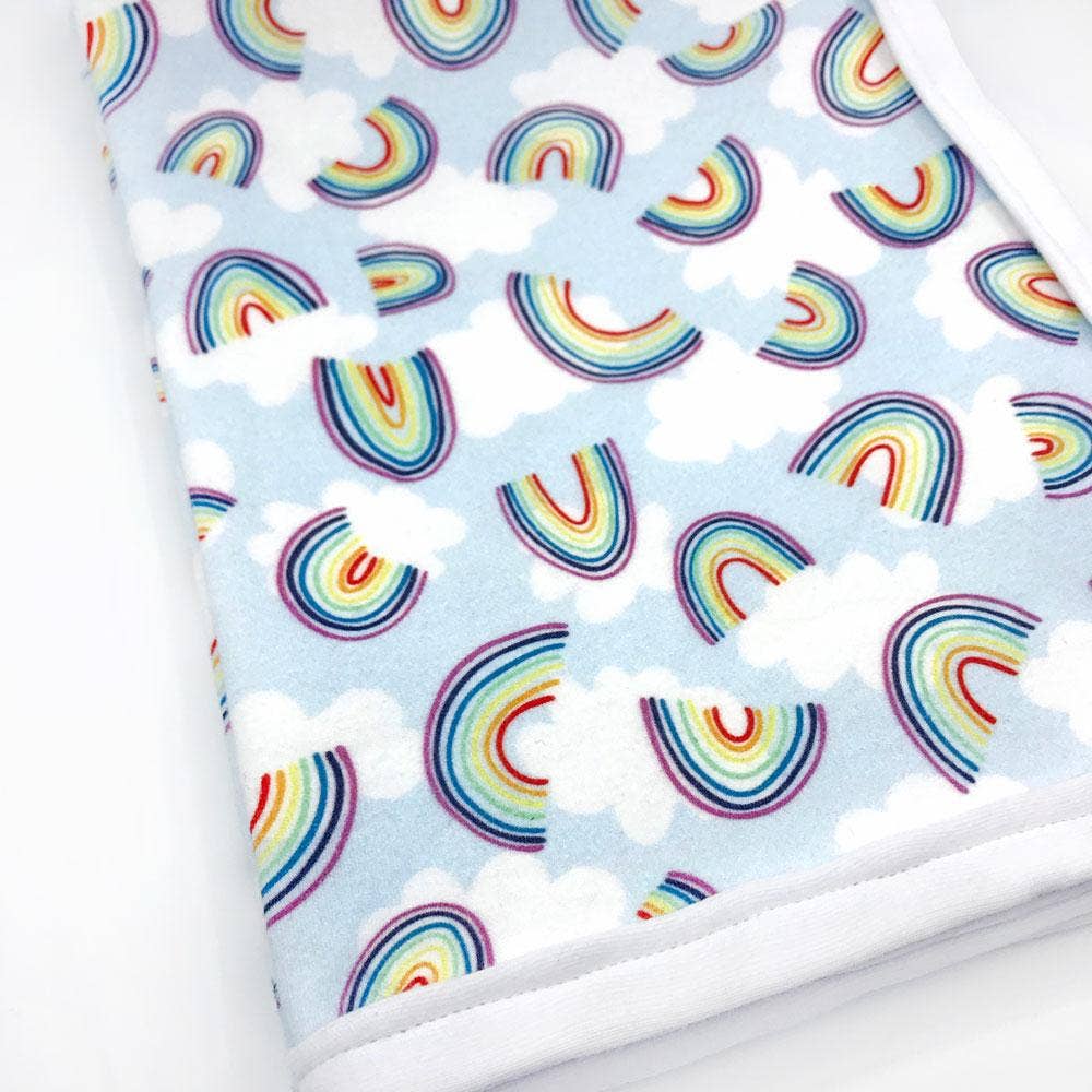 Sunny Day Designs - Wholesale Bedding Blanket - Kids & Baby - Rainbow Sky Organic Cotton Baby Blanket2
