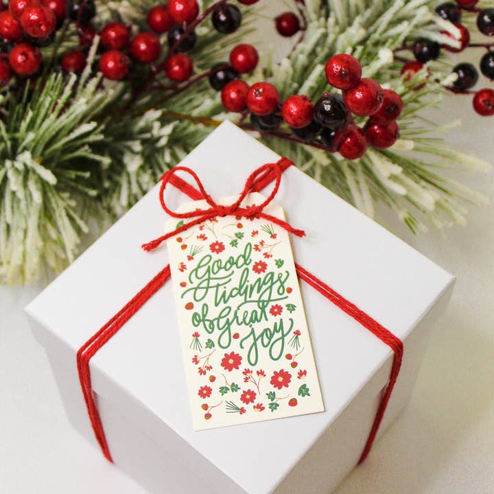 Good Tidings of Great Joy | Set of 8 Holiday Christmas Gift for wholesale by Birdie Mae Designs