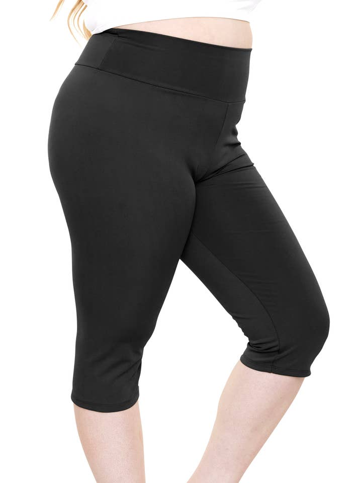 Stretch Is Comfort - Wholesale Athletic/Lounge Leggings - Women's - Women's and Plus Size Ultra Flex Leggings | Knee Length