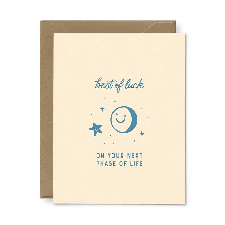 Ruff House Print Shop - Wholesale Congratulations Card - Next Phase of Life Congratulations Greeting Card