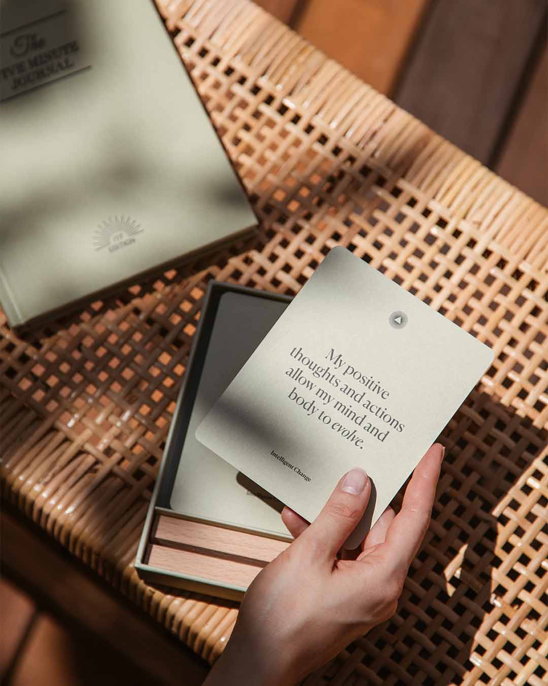 Intelligent Change – wholesale Stationery/notecard set – Mindful Affirmations Health & Wellbeing, Display Cards Gift2