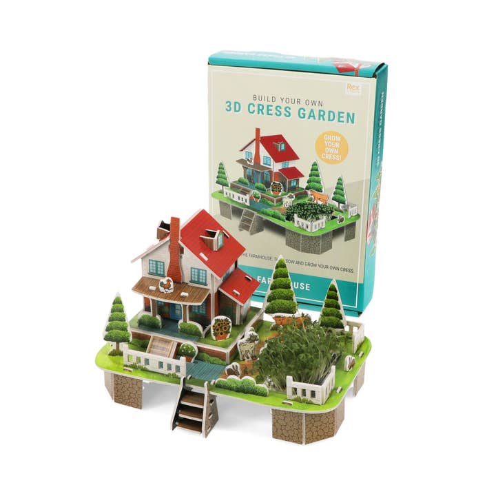 Build Your Own Cress Garden - Small Farmhouse for wholesale by Rex B2B - UK