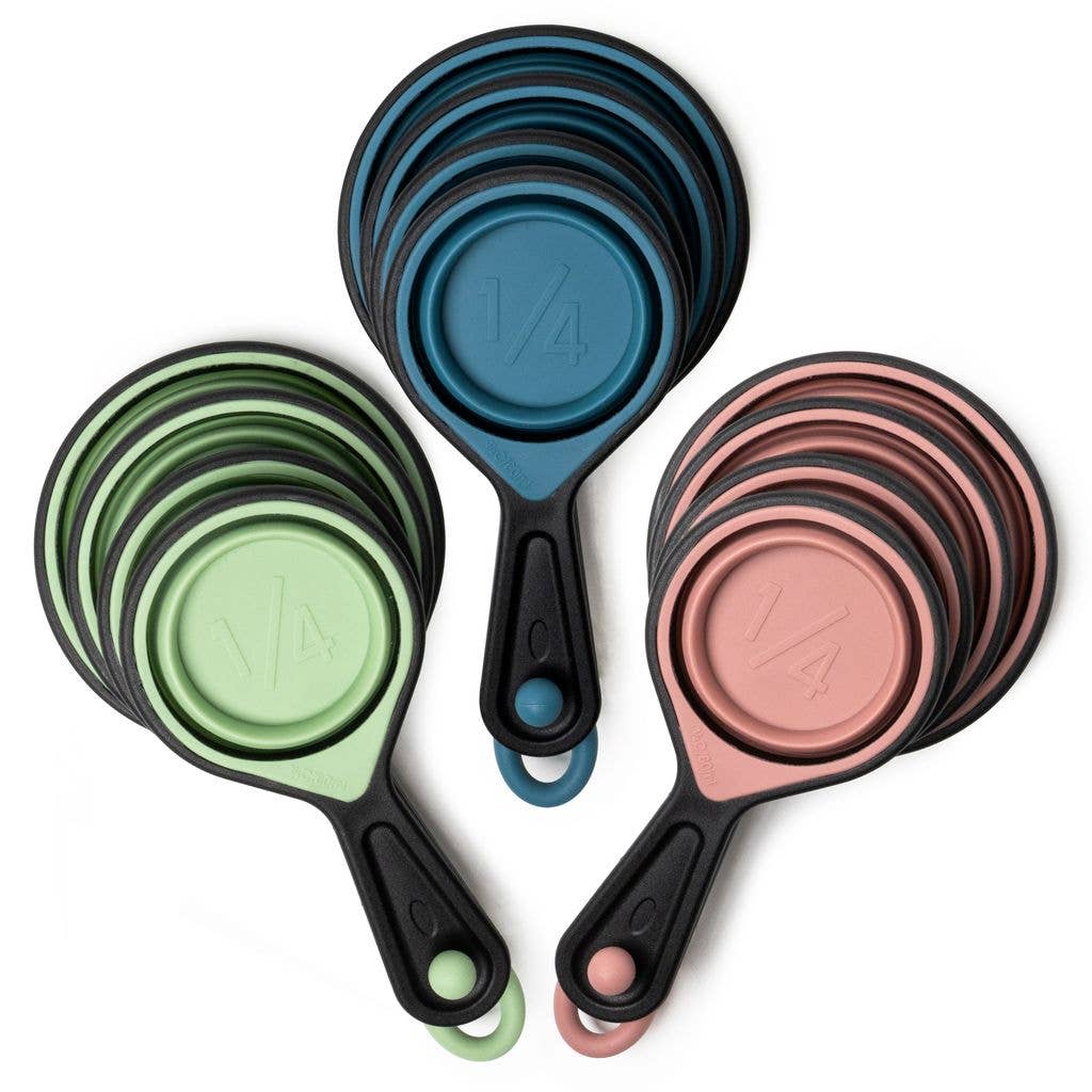 DM Merchandising - Wholesale Measuring Cup - Krumbs Kitchen Silicone Collapsible Measuring Cups 4pcs Set3
