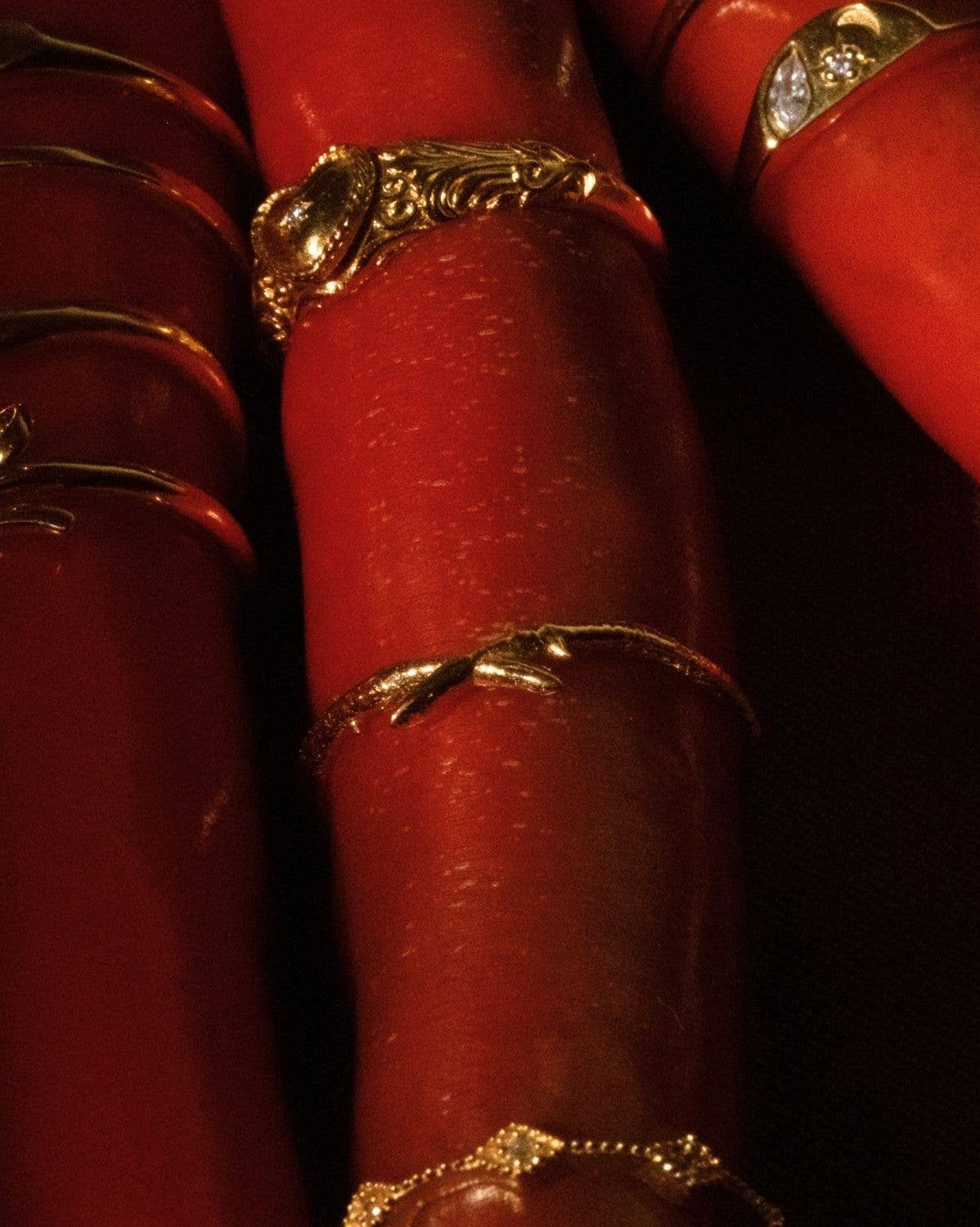 S-kin Studio Jewelry - Wholesale Band/Stacked Ring - Seren Thorn Stacking Ring3