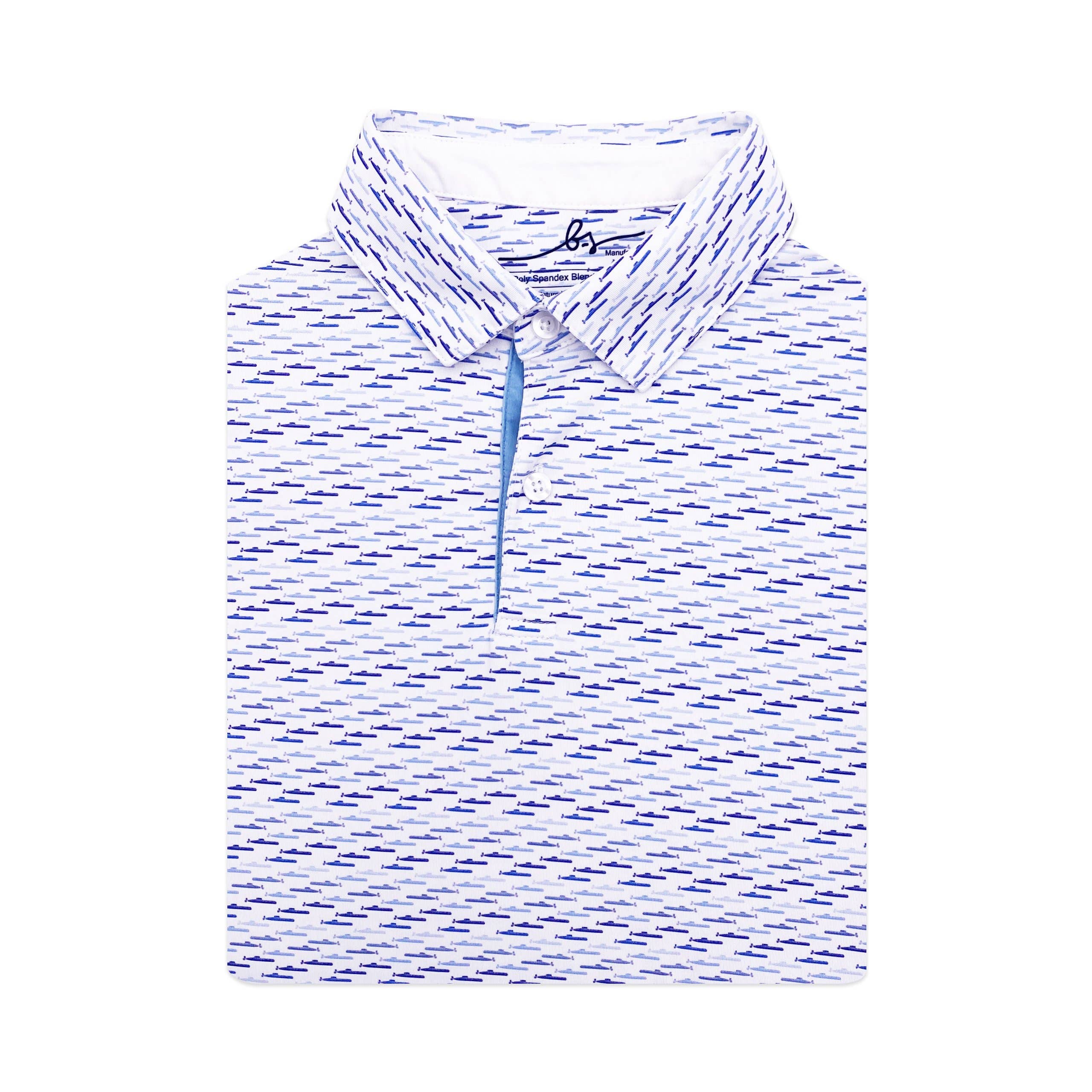 Boston Scott Golf Apparel – Großhandel T-Shirt – Kinder – 'LB Submarine' Junior-Golfshirt mit zwei Knöpfen