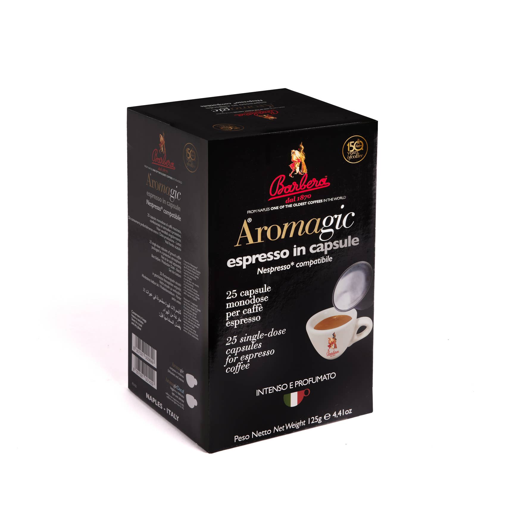 Caffè Barbera 1870 - Wholesale Instant Coffee/Espresso - Aromagic Nespresso capsules 25 pieces