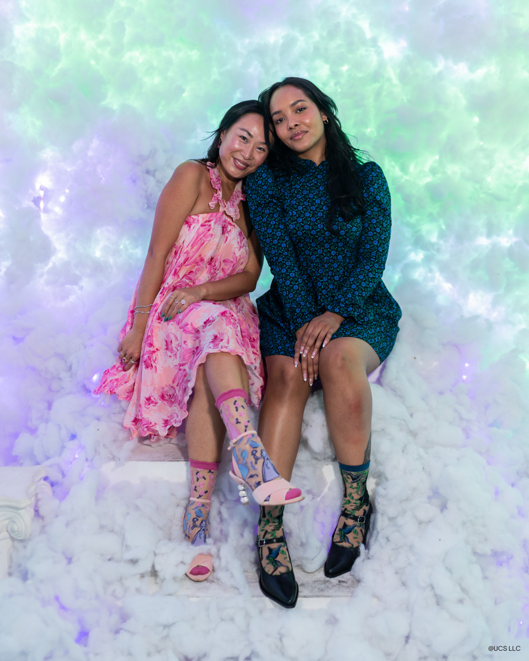 Sock Candy – Großhandel Socken – Damen – Wicked Glinda Silhouette Rüschensocke aus transparentem Stoff4