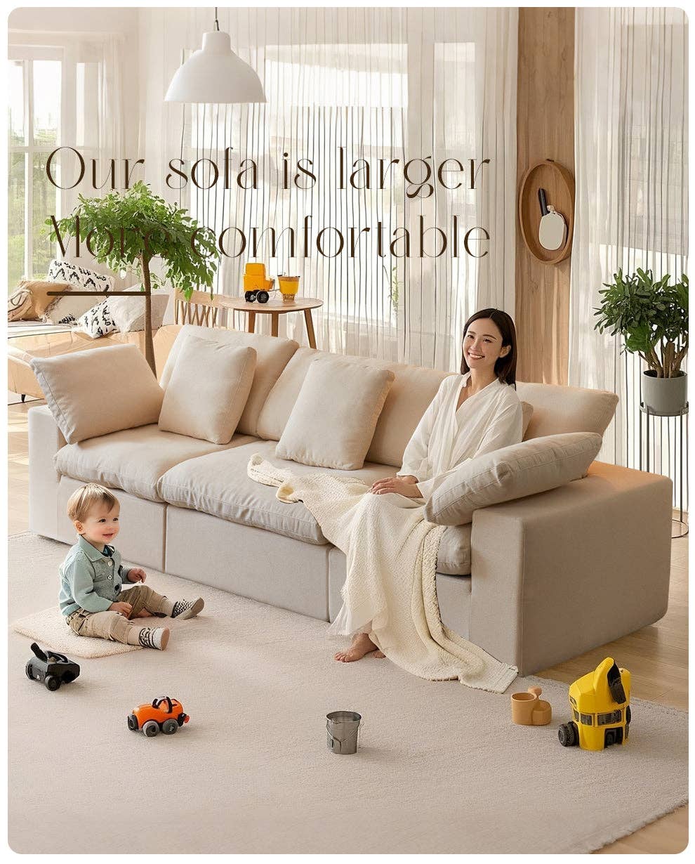 39F Inc. - Wholesale Sofa - Modern Modular Sectional Sleeper Sofa with Compressed Design5