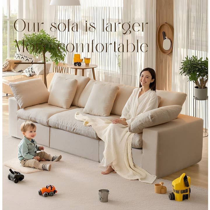 39F Inc. - Wholesale Sofa - Modern Modular Sectional Sleeper Sofa with Compressed Design5