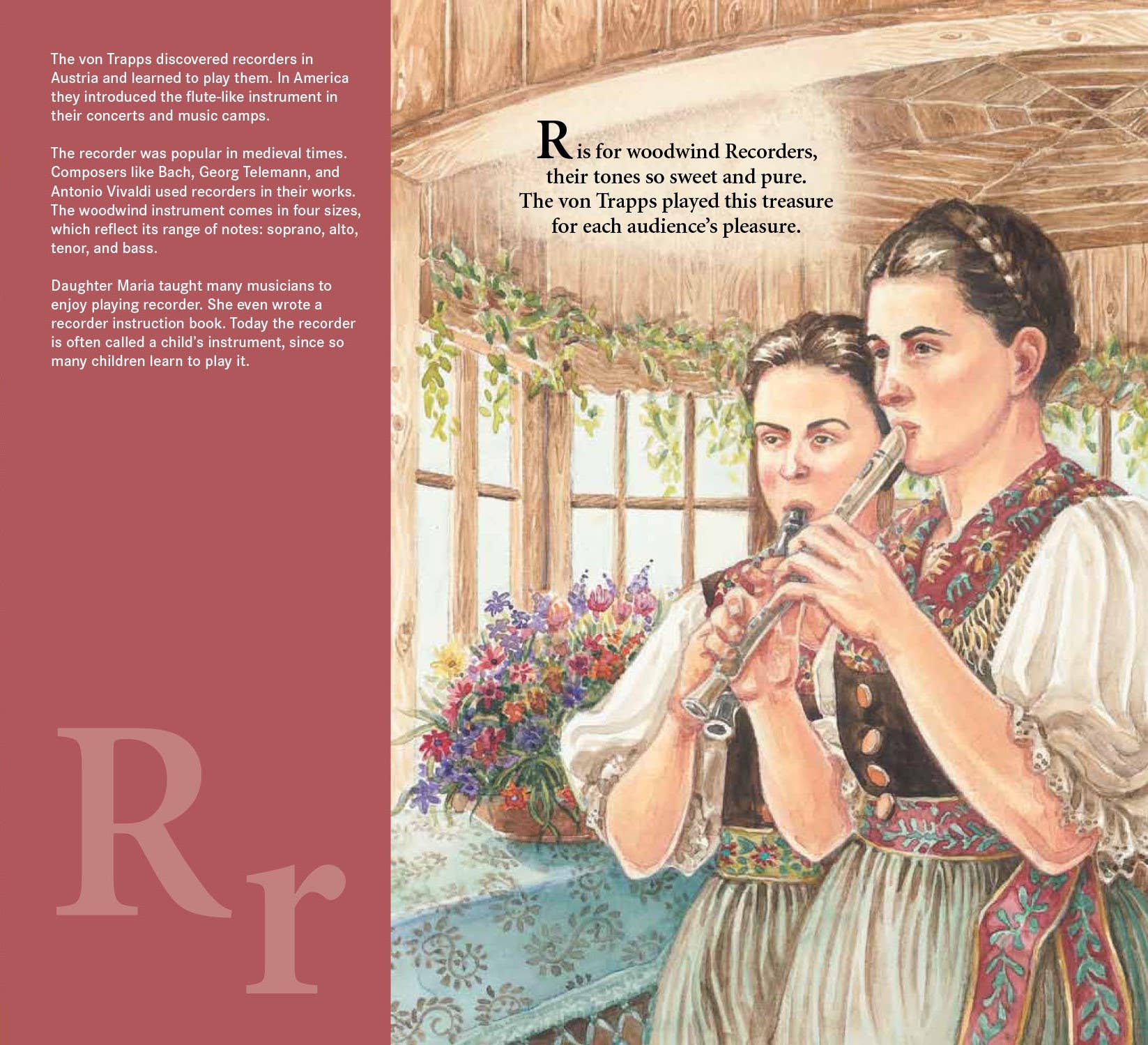 Sleeping Bear Press - Vente Livre pour jeunes lecteurs (de 6 à 8 ans) - V comme von Trapp : Un abécédaire musical de la famille en images4