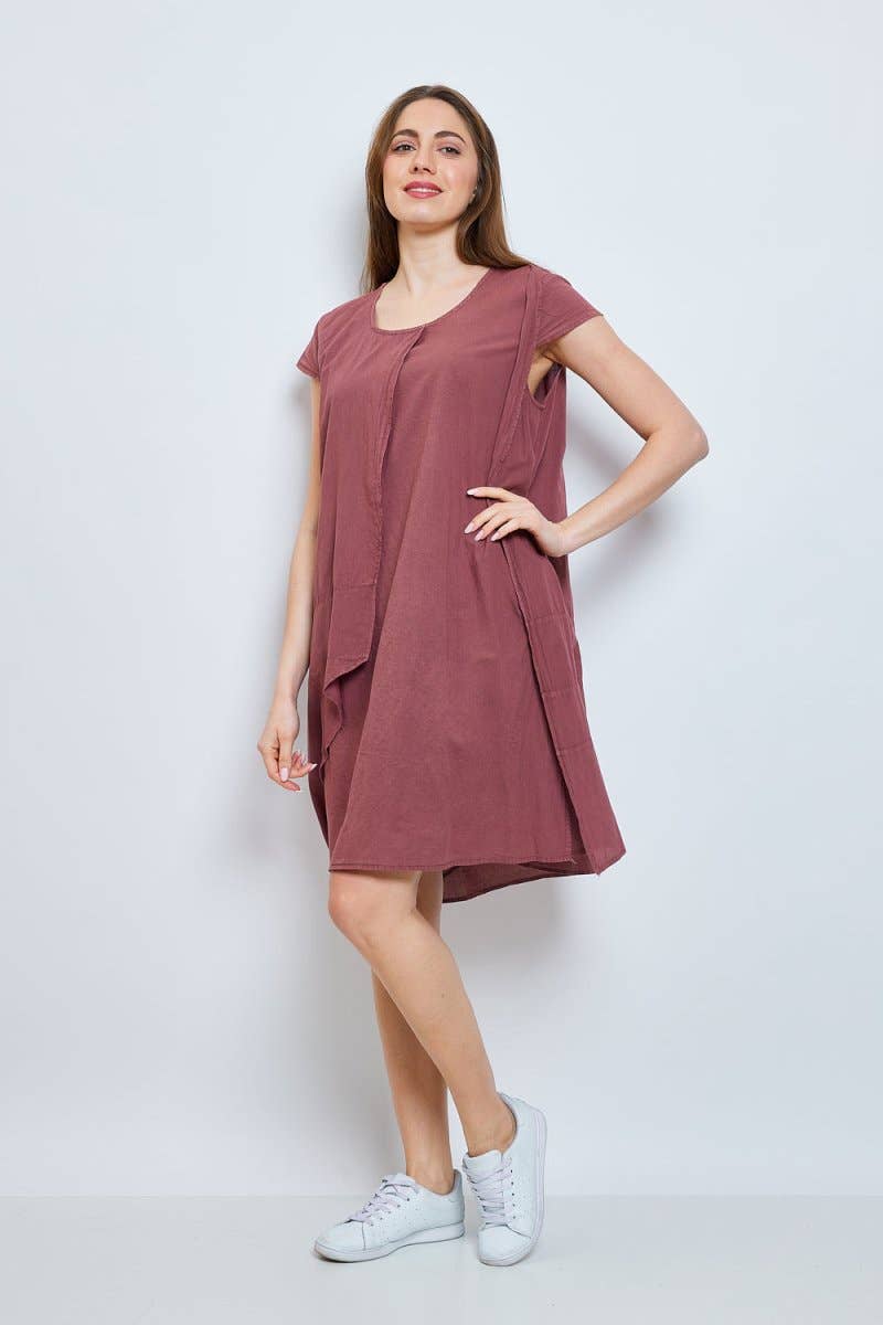 BELLA BLUE – Großhandel Kleid – Damen – Kleid - D376-R38301