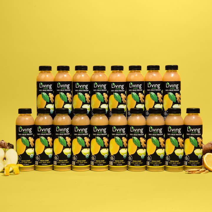Living Juice - Wholesale Wellness Juice/Tonic - Living Juice Fresh Start - Organic 12oz Pressed Juice3