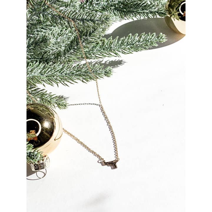 Armed In Style - Wholesale Pendant/Charm Necklace - Tiny Gun Necklace2