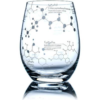 Greenline Goods - Wholesale Wine Glass - Science of Wine Etched Wine Glass6
