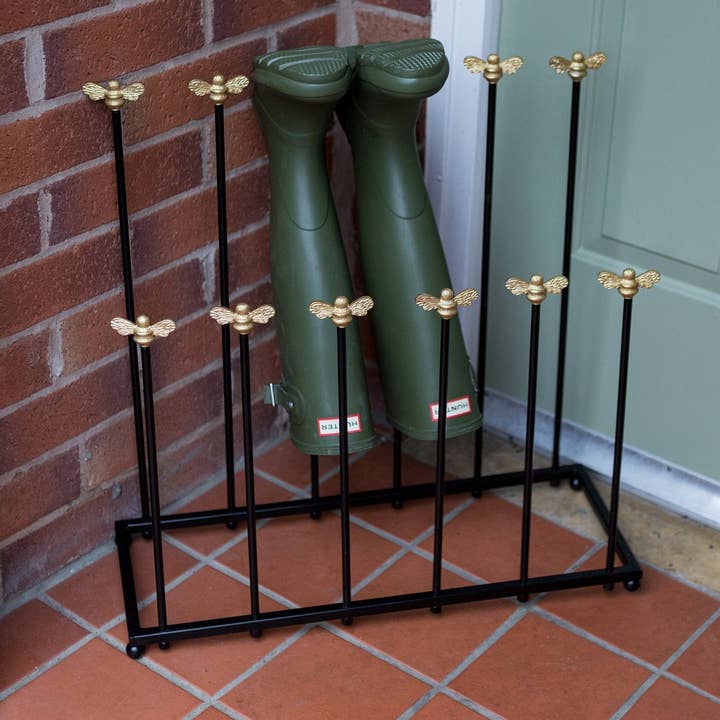 Brass bee Welly Boot Stand - Brass for wholesale by Brass bee