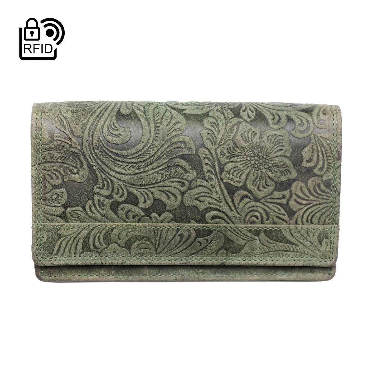 Arrigo - Wholesale Wallet - Women's - Ladies Wallet Leather - RFID - With Floral Print6