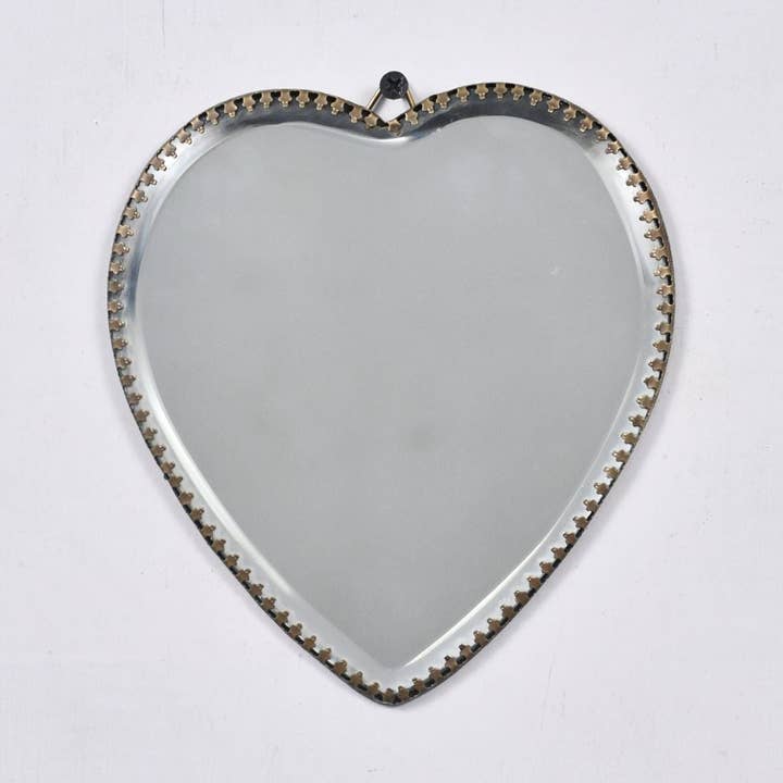 Espejo Decorativo de Corazón para venta al por mayor de Lila Rasa