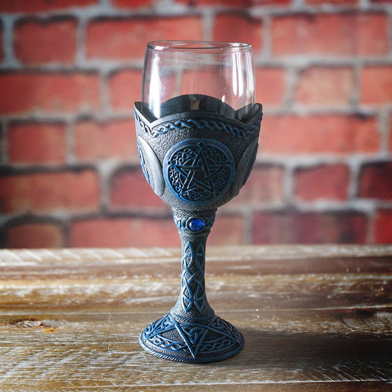 Pacific Trading - Wholesale Wine Glass - Pentagram Glass Goblet4