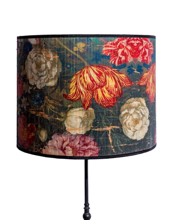 McGowan & Rutherford Ltd - Wholesale Lampshade - Floral Boho Bamboo Pendant Shade 55cm