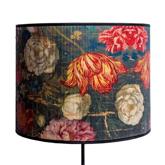 Floral Boho Bamboo Pendant Shade 55cm for wholesale by McGowan & Rutherford Ltd