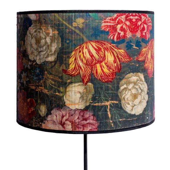 McGowan & Rutherford Ltd - Wholesale Lampenkap - Floral Boho Bamboe Hanglampenkap 55 cm0