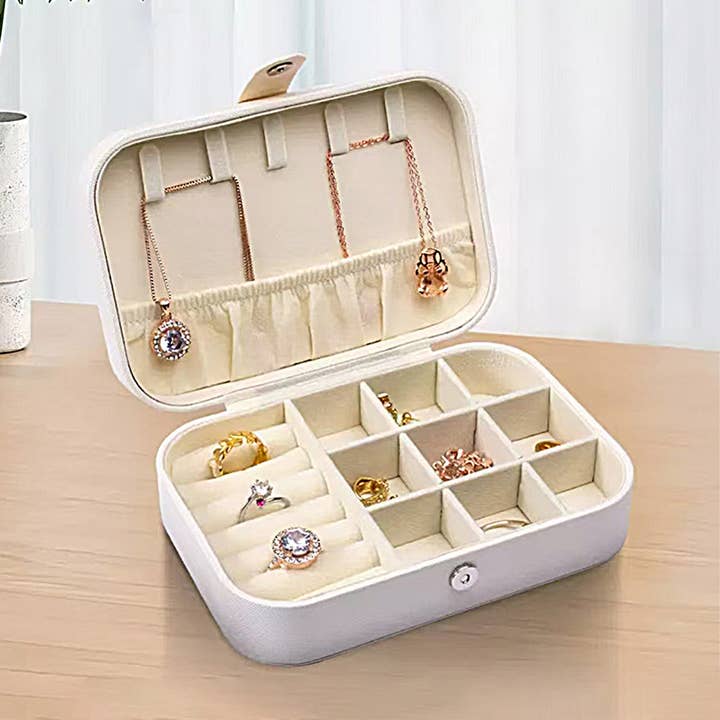 Sensibling Corp. - Wholesale Jewelry Box/Organizer - Faux Leather Portable Jewelry Box