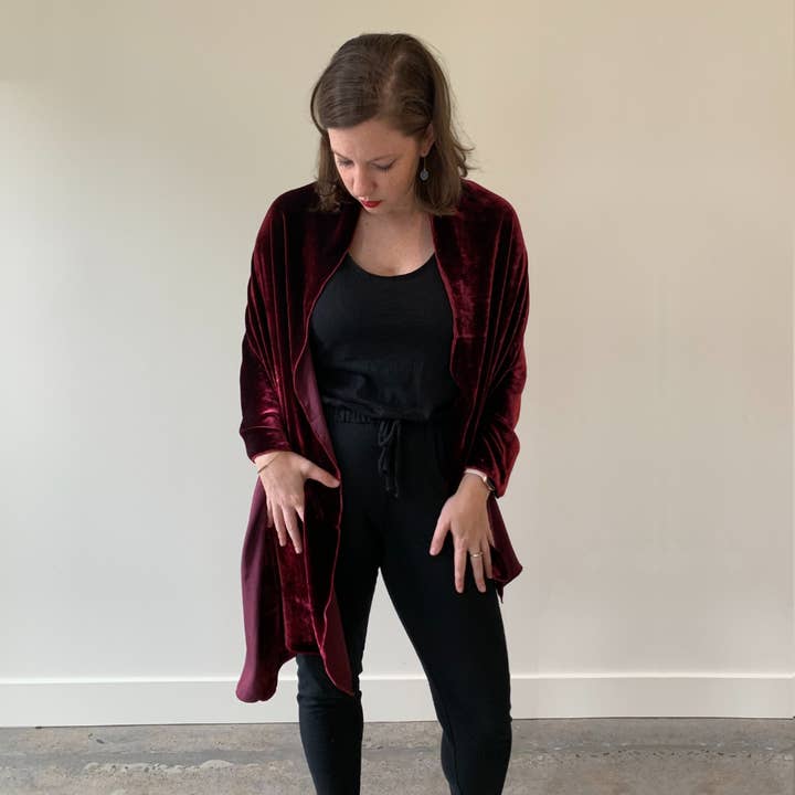 Dana Herbert - Wholesale Wrap - Women's - Silk Velvet Shawl Wrap6