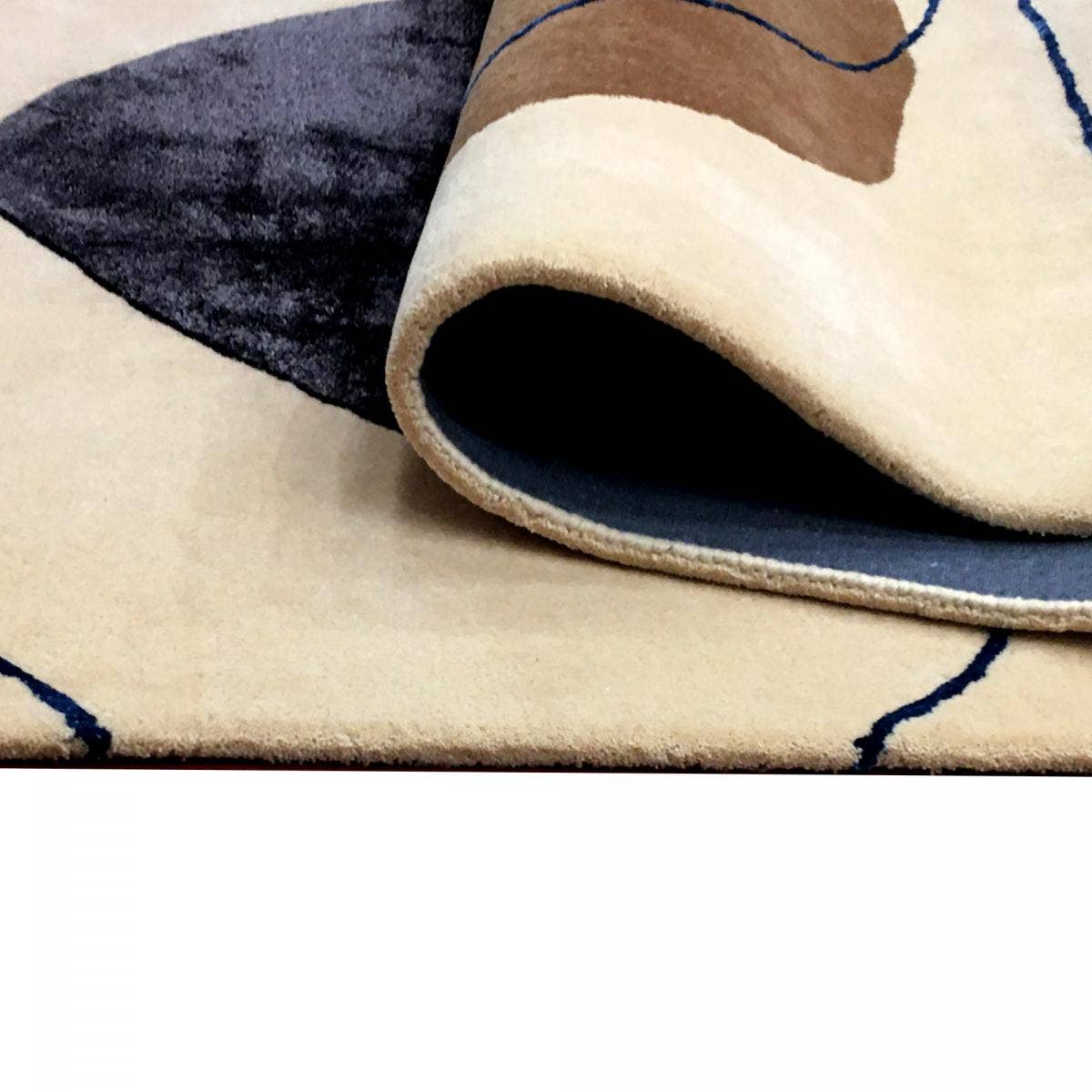 O&Ko - Wholesale Rug Pad - Living Room Rug 200X290Cm Azur Beige Handmade Rug2