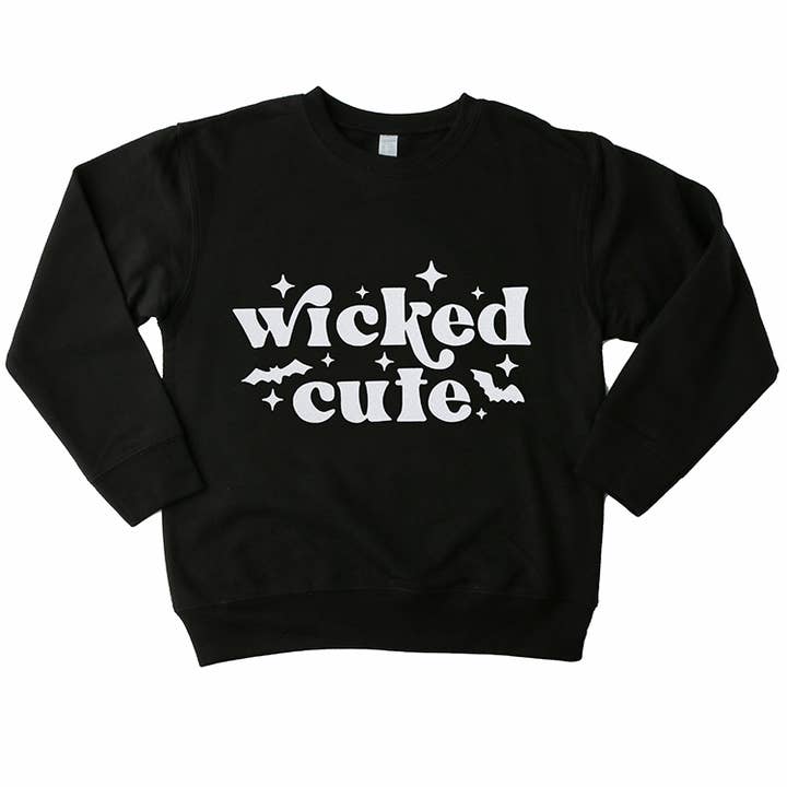 Weißes Wicked Cute Sweatshirt für den Großhandel von Sparkle Sisters by Couture Clips