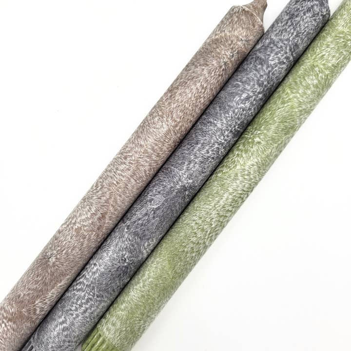 NAMUOS - Wholesale Tapered Candle/Candlestick - Palmvax scented taper candle FROST | set of 2