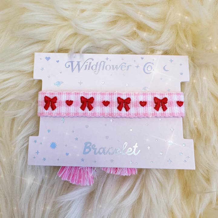 Wildflower + Co. - Wholesale Woven/Braided Bracelet - Embroidered Friendship Bracelets2