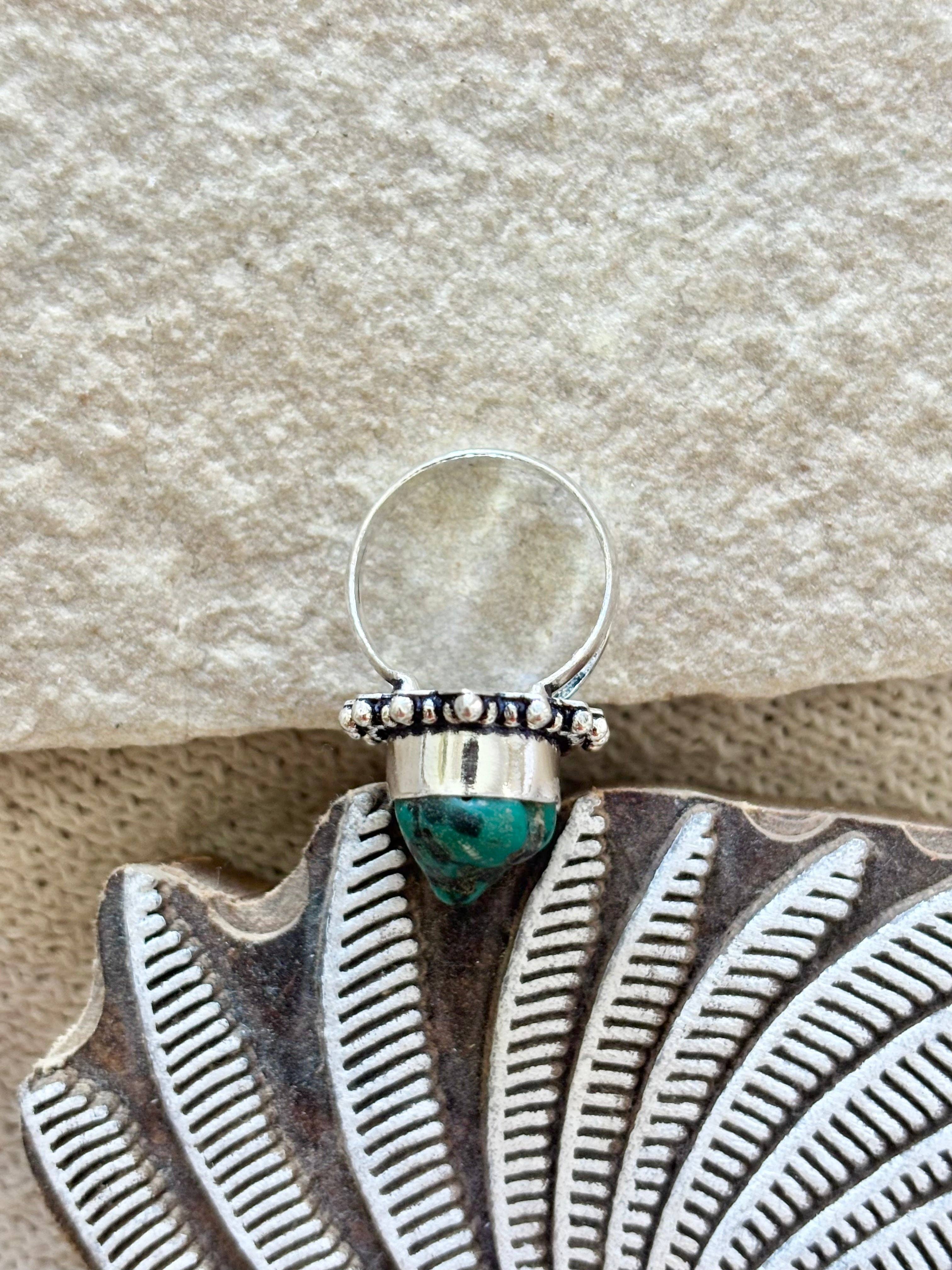 Wild Cactus Co. - Wholesale Cocktail/Statement Ring - TURQUOISE DIVINE RING SIZE 78